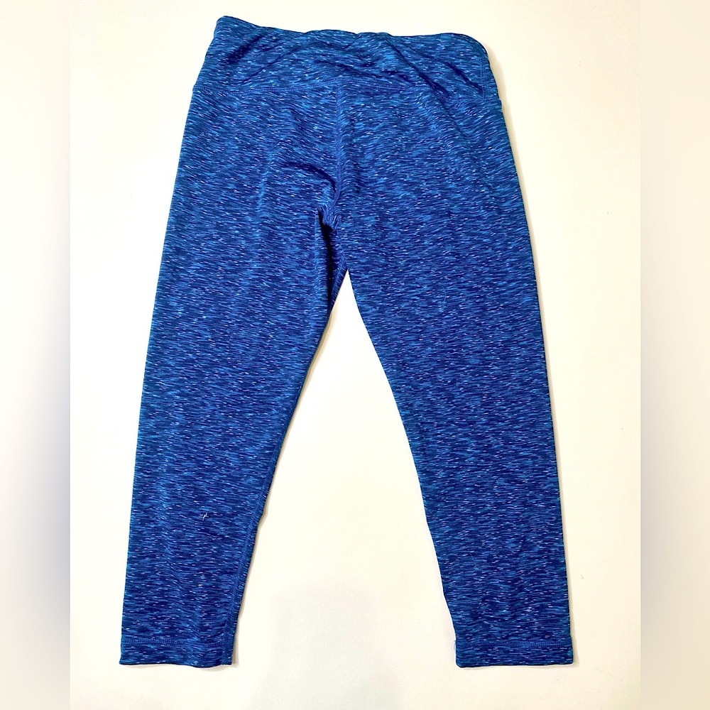 90 degree by reflex Blue Textured Leggings size medium